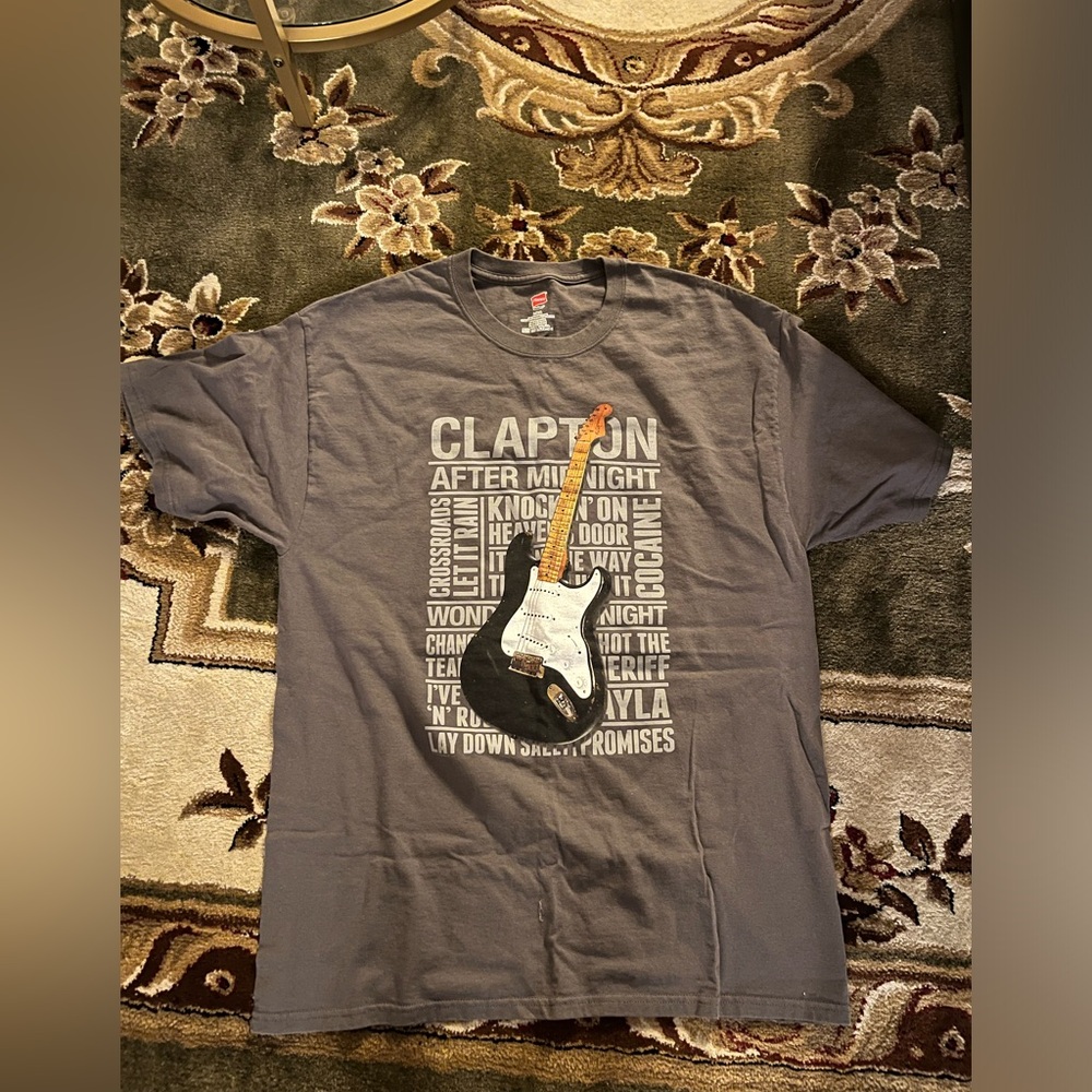 Eric Clapton 70th birthday concert shirt